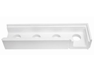 Polystyrolblock POWER-S -- Rinnen-, Eckblock; 1029,5 x 279,5 x 170