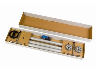 Aufrollvorrichtung mit Teleskopstange "Bauen Sie es selbst", fahrbar, 5,4–7,1 m