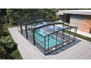 Hohes Poolüberdachung PRIME