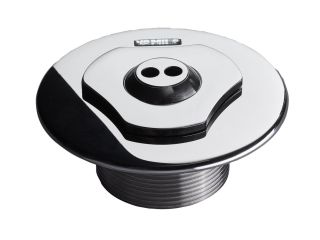 VAMILA Edelstahl-Einspülrohr mit Kugel 2 x 7,8 mm