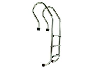 Edelstahlerleiter Mixta mit Hülle, 3-stufig, AISI 304