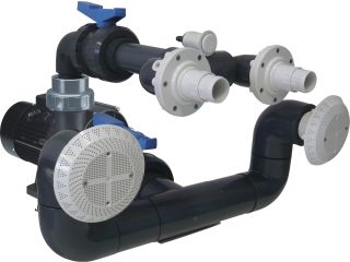 COMPASS - 84 m3/h, 400V, 4,0kW - Komplett-Doppelstrahler