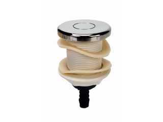 Luftregler aus Edelstahl in Wanddurchführung ABS