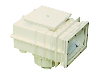 SKIMMER V20 ABS für Folie, 200 x 150 mm, mit Messingüberläufen