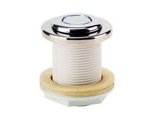 Pneumatischer Edelstahlknopf in Wandeinlass ABS