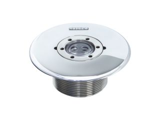 VAMILA Edelstahleinlaufdüse mit transparentem Kugel, 2 x 7,8 mm – eingelassen