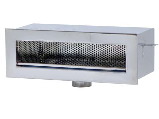 Edelstahl-Skimmer -- 400 mm für Folien- Schwimmbäder