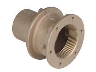 Durchführung durch die Wand für keramische und folienartige Bäder – 2" x 11/2", Länge 100 mm.