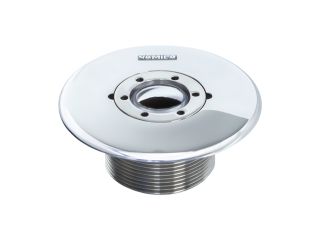 Einlaufdüse aus Edelstahl VAMILA mit transparentem Ball 25 mm – versenkt