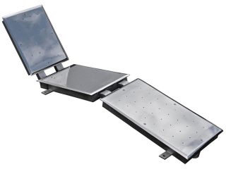 Luftmassageliege in Folie