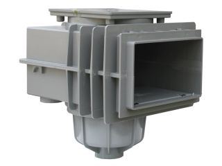 SKIMMER V20 für Beton, 200 x 150 mm - Grau (RAL7037)