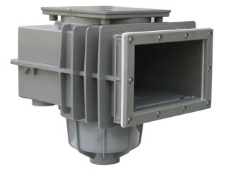 SKIMMER V20 ABS für Folien, 200 x 150 mm, mit Messing-Professionen - Grau (RAL7037)