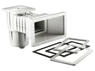 Skimmer Kripsol Saug 400 mm x 230 mm, für Folien, mit Vakuum-Ring