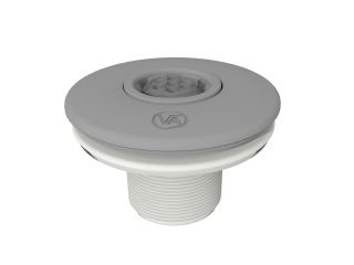 Sprühset VA, mit Messing-Stopfen, für Folienbecken, zusammenkleben 50 mm, hellgrau (RAL7004)