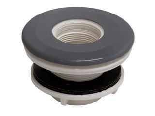 DüsenvA dunkelgrau -- gewunden, für Lichter 1,5", für Folienpools (RAL7016)