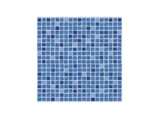 AVfol Decor Antirutsch - Mosaik Blau; 1,65m Breite, 1,5mm, Rolle 25m