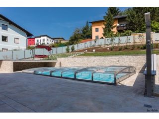 Poolüberdachung PREMIER Light – für Pool 4 × 8 m