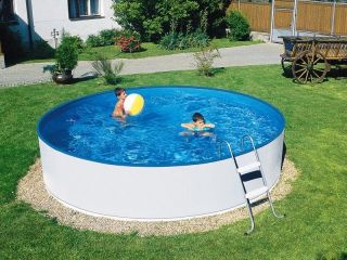 Stahlwand-Aufstellpool Azuro Basic Ø2,4 x 0,9 m