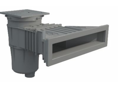 Superskimmer 17,5 l mit Messingbefestigungen - dunkelgrau (RAL7016)