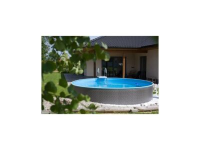 Stahlwand-Aufstellpool Azuro Rattan Ø3,6 x 1,2 m