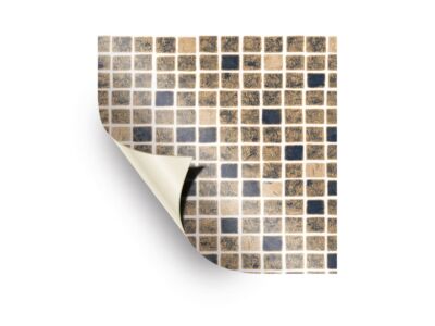 AVfol Decor - Mosaik Sandfarbe; 1,65m Breite, 1,5mm, 25m Rolle