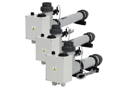 Heizung EOVp-15, 15 kW, 400 V, Kunststoff mit elektr. Durchflussklappe