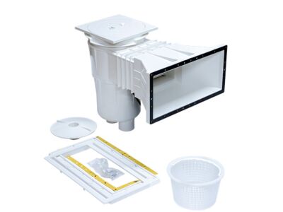 Skimmer 17,5 l breites Rohr, für Folie