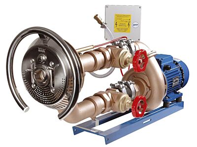 Montagesatz - Taifun 63m³/h rund, bronz. Pumpe 2,6 kW