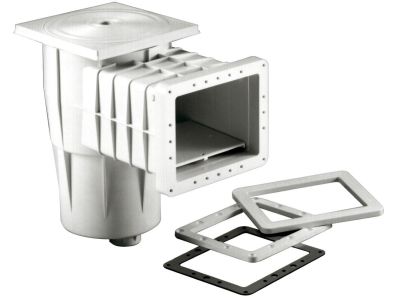 Skimmer Kripsol Ansaug 200 mm x 180 mm, für Folien, mit Vak.-Scheibe