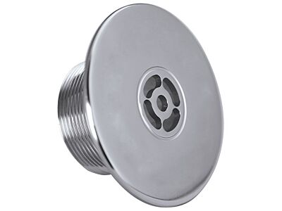 Edelstahl-Düse - Ø 90 mm, Anschluss 1 1/2" Ext.