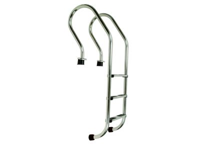 Edelstahlerleiter Mixta mit Hülle, 3-stufig, AISI 304