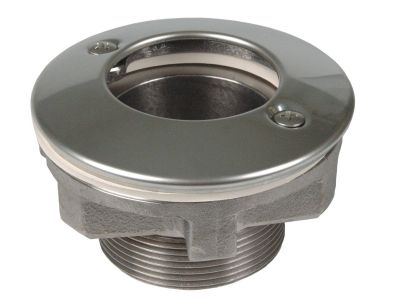 Saugdüse Hugo Lahme mit Flansch - Anschluss 2" ex, 40 mm, Folienbecken