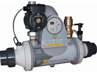 Wärmetauscher ZODIAC HEAT LINE Kompakt mit Umwälzpumpe; Titan 20 kW