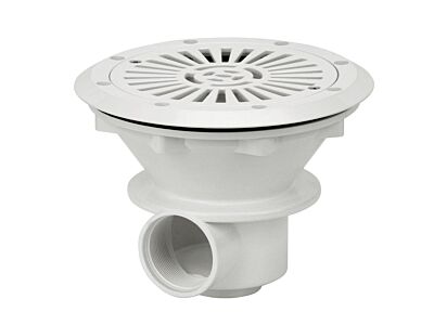 Bodenablauf VA, für Folie, messingbauteile M6