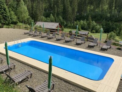 Rechteckige Pools mit abgerundeten Ecken ECON Trend