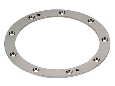 Edelstahlschweißflansch für Bodenauslauf VA