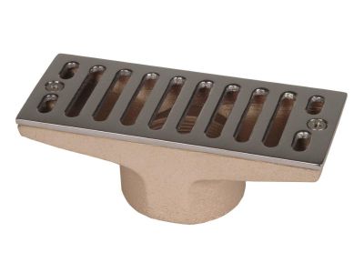 Abfluss in die Überlaufschiene – 160 x 60 mm, 2“ Anschluss.