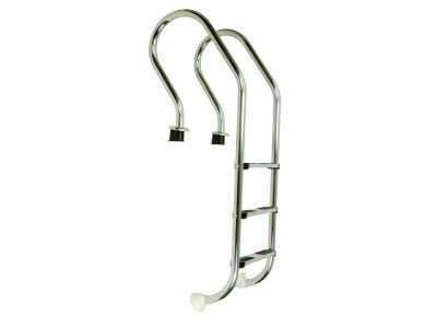 Mixta Edelstahltreppenstufe mit Gehäuse, 3-stufig, AISI 316