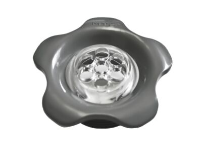 Einlassdüse MTS - 7x7mm, ABS grau (RAL 7037)