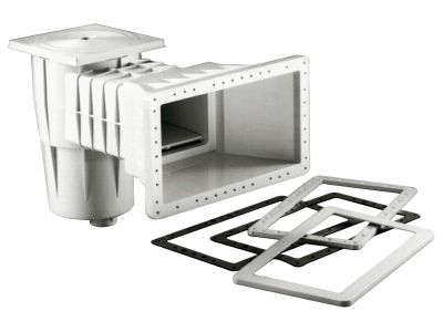 Skimmer Kripsol Saug 400 mm x 230 mm, für Folien, mit Vakuum-Ring