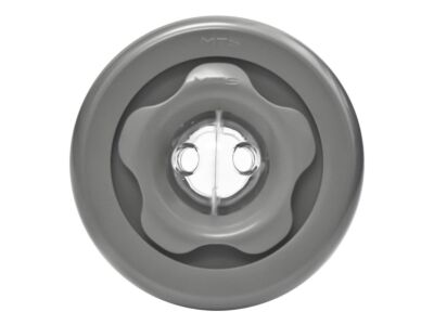 Düseneinsatz Duo 2x8mm ABS - Grau (RAL 7037)