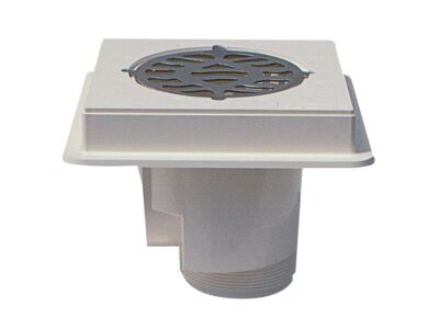 Bodenablauf ABS, Edelstahlgitter AISI 316, für Beton