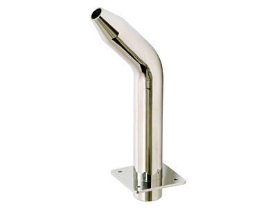 Aquarienkamm - Pfeife niedrig, D25 mm, Anschluss 63 mm, AISI 316, aufwärts strömend