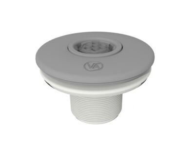 Sprühset VA, mit Messing-Stopfen, für Folienbecken, zusammenkleben 50 mm, hellgrau (RAL7004)