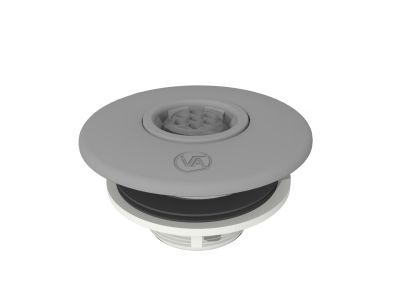 Düsensatz VA, für vorgefertigte Schwimmbecken, Verbindung durch Kleben 50 mm, hellgrau (RAL7004)