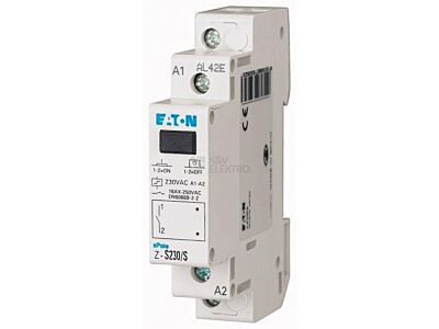 Schrittrelais – bei Impuls bleibt es in der Schaltstellung, entweder geschlossen oder geöffnet.