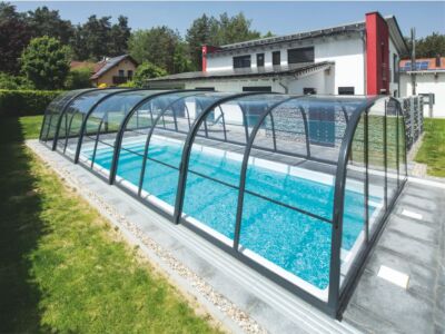 Schwimmbadüberdachung ELEGANT II