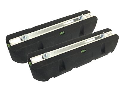 Montage von Silentblock-Unterlagen für die Wärmepumpe - 400 mm (2 Stück)