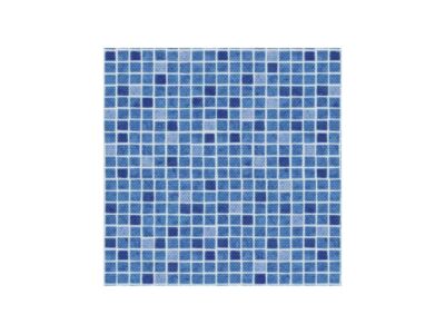 AVfol Decor Antirutsch - Mosaik Blau; 1,65m Breite, 1,5mm, Rolle 25m