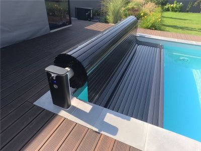 Überwasser-Latten-Poolabdeckung